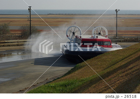 便乗 海 オーバークラフトの写真素材 - PIXTA