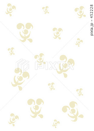 旧書体 おめでたい 漢字 年賀状素材の写真素材