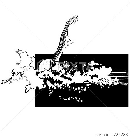 スイミング 競泳 背泳 水泳の写真素材