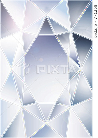 テクスチャ 背景素材 ダイアモンドカット 装飾の写真素材