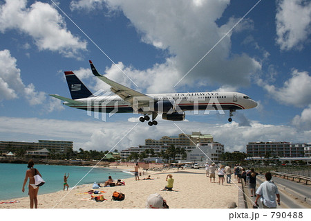 プリンセスジュリアナ国際空港の写真素材