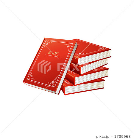 洋書 日記帳のイラスト素材