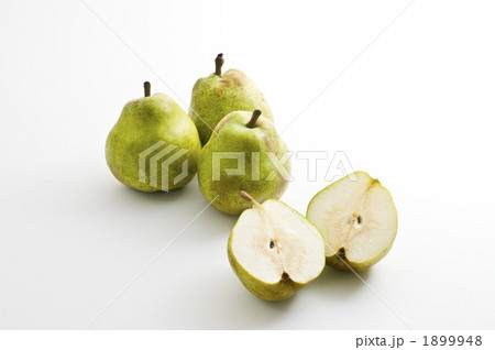 カットフルーツ 洋ナシ 梨 フルーツの写真素材