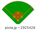 野球のダイヤモンドのイラスト素材