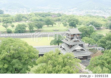 西出丸長塀 お城の写真素材