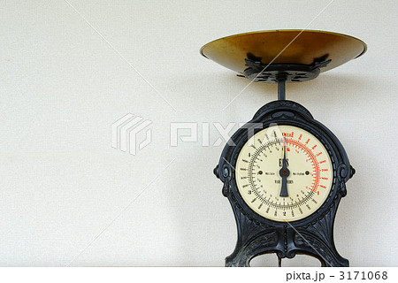 針 スケール 秤 目盛りの写真素材