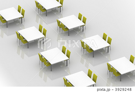 学食堂 背景 食堂のイラスト素材