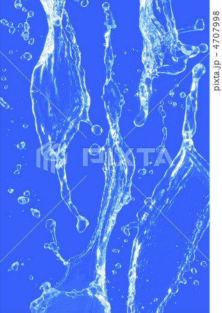 飛跳ねる 液体の写真素材