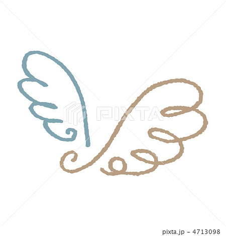 鳥の羽のイラスト素材