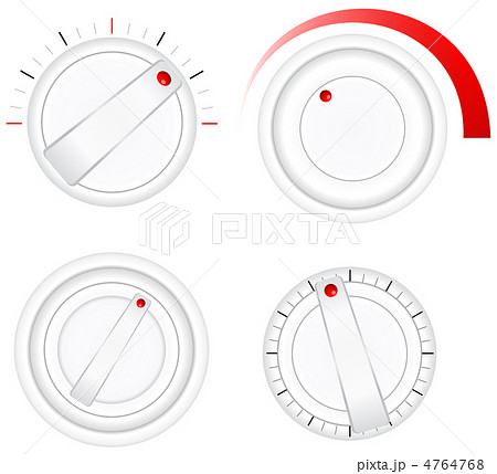 つまみネジ 音量のイラスト素材