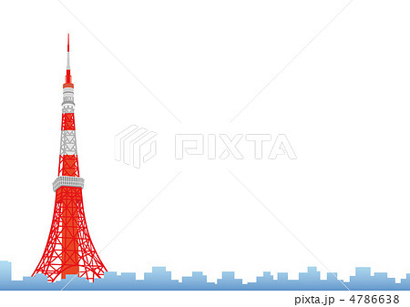 東京タワーのイラスト素材