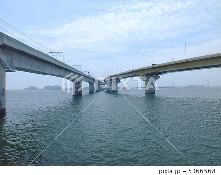 中部国際空港連絡道路の写真素材