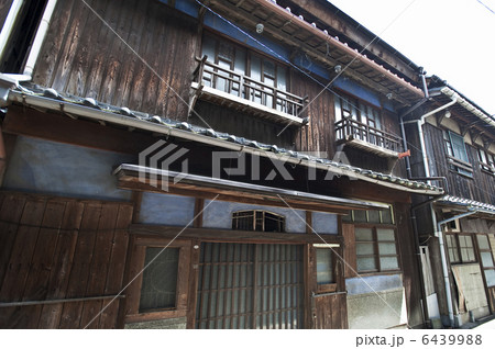 旧遊郭 盛り場 福岡の写真素材