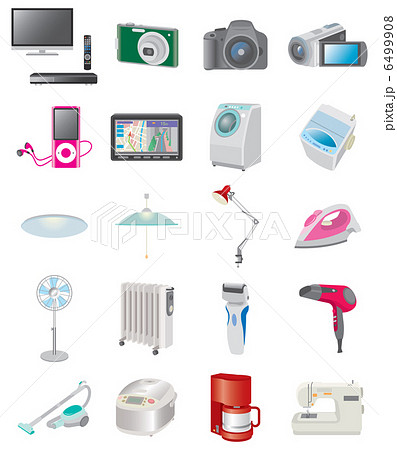 電化製品 家電 ベクター 電気製品のイラスト素材 - PIXTA 