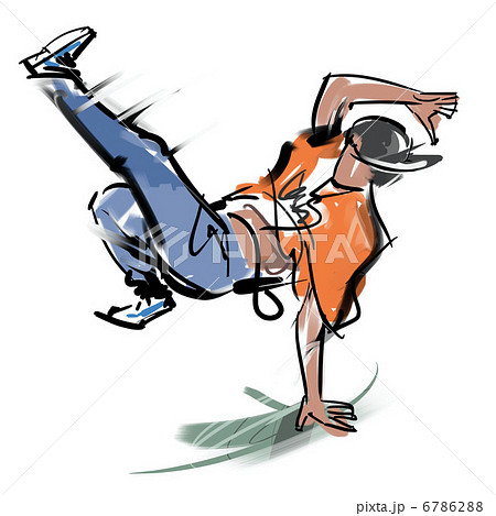 Break Dance Hip Hop Illustrations