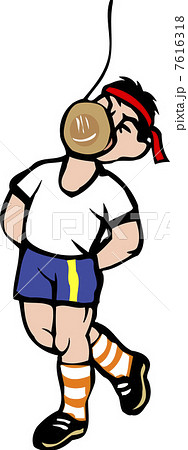 パン食い競争のイラスト素材