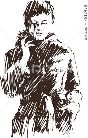 スタイル画の写真素材