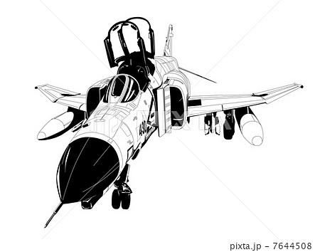 F 4 ファントム 航空機 戦闘機のイラスト素材 Pixta