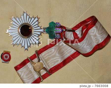 旭日単光章 勲章 叙勲 旭日章の写真素材 - PIXTA