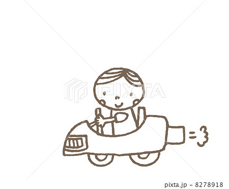 遊園地 ゴーカート 人物 子供のイラスト素材 遊園地 ゴーカート 人物 子供のイラスト素材