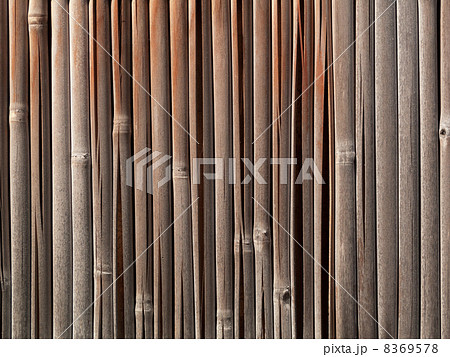 竹壁 壁 和風 仕切りの写真素材