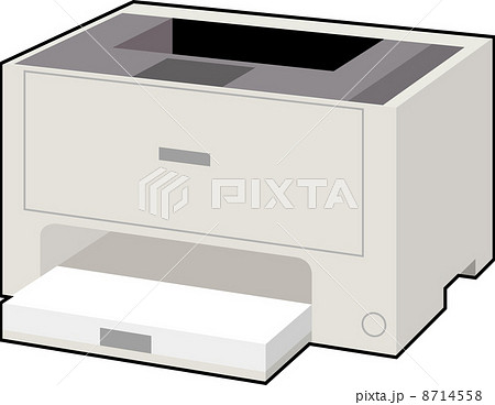 レーザープリンターのイラスト素材 8714558 Pixta
