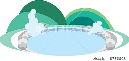 お湯のイラスト素材