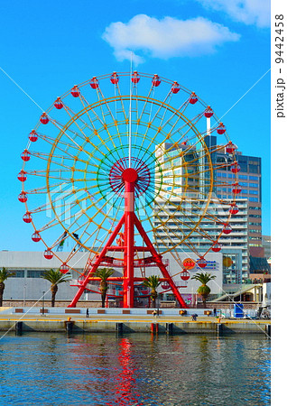 Mosaic大観覧車 神戸ハーバーランド 神戸市中央区 の写真素材