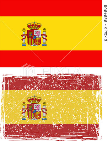 スペイン スペイン産 スペイン王国 スペイン国旗のイラスト素材 Pixta