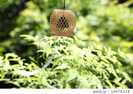 風鈴 南部鉄器 竹細工 竹製品の写真素材