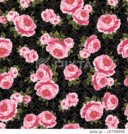 ゴスロリ 薔薇 壁紙のイラスト素材 Pixta
