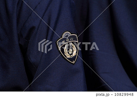 警視庁 エンブレム 警察官 警察の写真素材