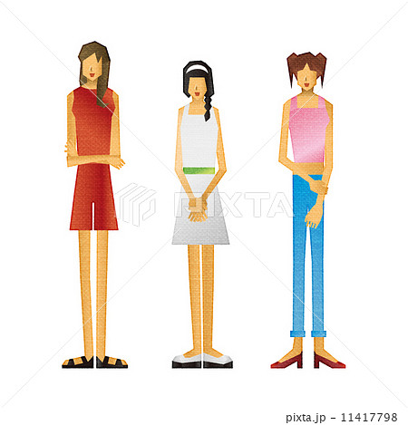 厚底スニーカーのイラスト素材