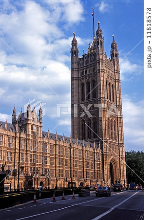 英国国会議事堂の写真素材