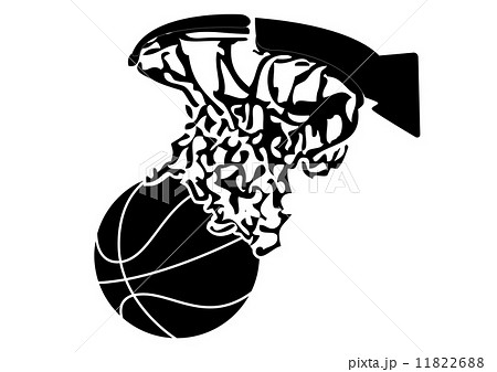 バスケットボール イラスト 白黒 Htfyl