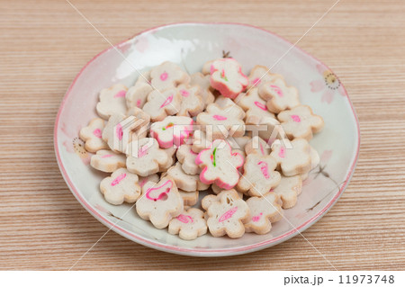 飾り麩 かわいいの写真素材