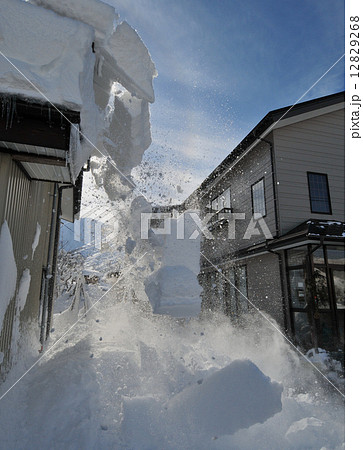 雪害対策の写真素材