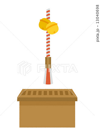 賽銭箱のイラスト素材