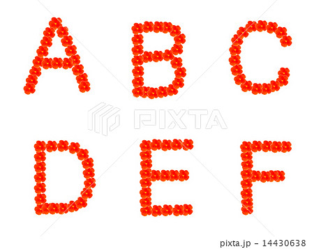 Abcdefghijklmnopqrstuvwxyz Abc 花のイラスト素材