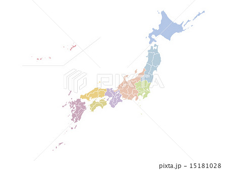 沖縄地図のイラスト素材集 ピクスタ