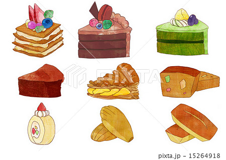 ミルフィーユのイラスト素材