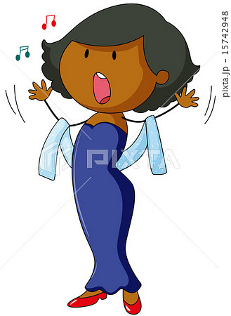 もてなす 絵 面白い 女の子のイラスト素材