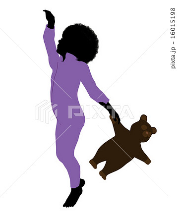 ピーターパン 人陰 影ぼうし シルエットの写真素材