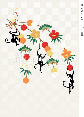 餅花のイラスト素材