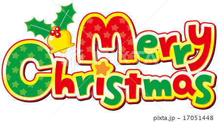 メリークリスマス クリスマス 文字 ロゴの写真素材 Pixta