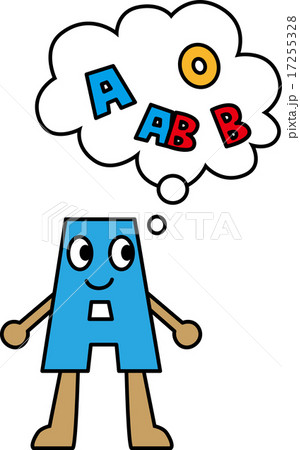 血液型占いのイラスト素材