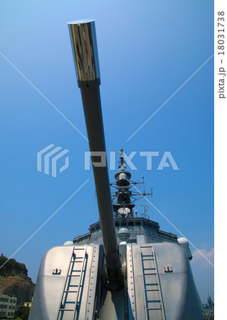オート メラーラ 127 Mm 砲の写真素材