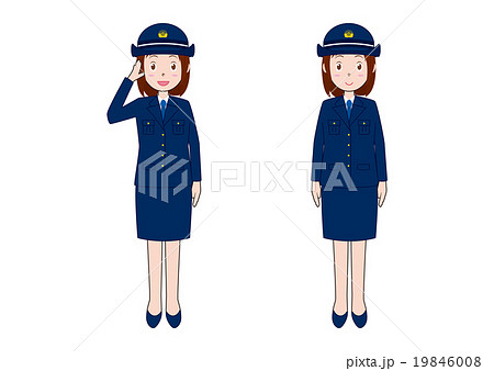 女性警察官の写真素材