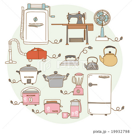 昭和の台所 道具の写真素材