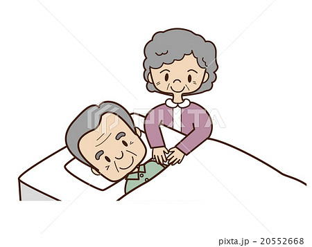 看取り介護のイラスト素材 看取り介護のイラスト素材